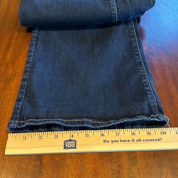Lane Bryant High Rise Boot Cut Dark Wash Stretch Denim Jeans Size 22S - Picture 8 of 12